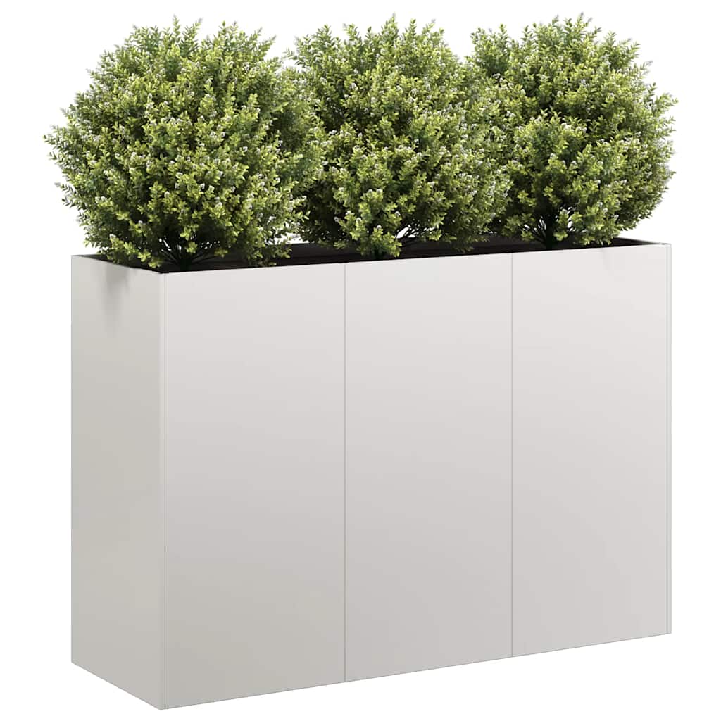 Pflanzkübel 120x40x80 cm Edelstahl