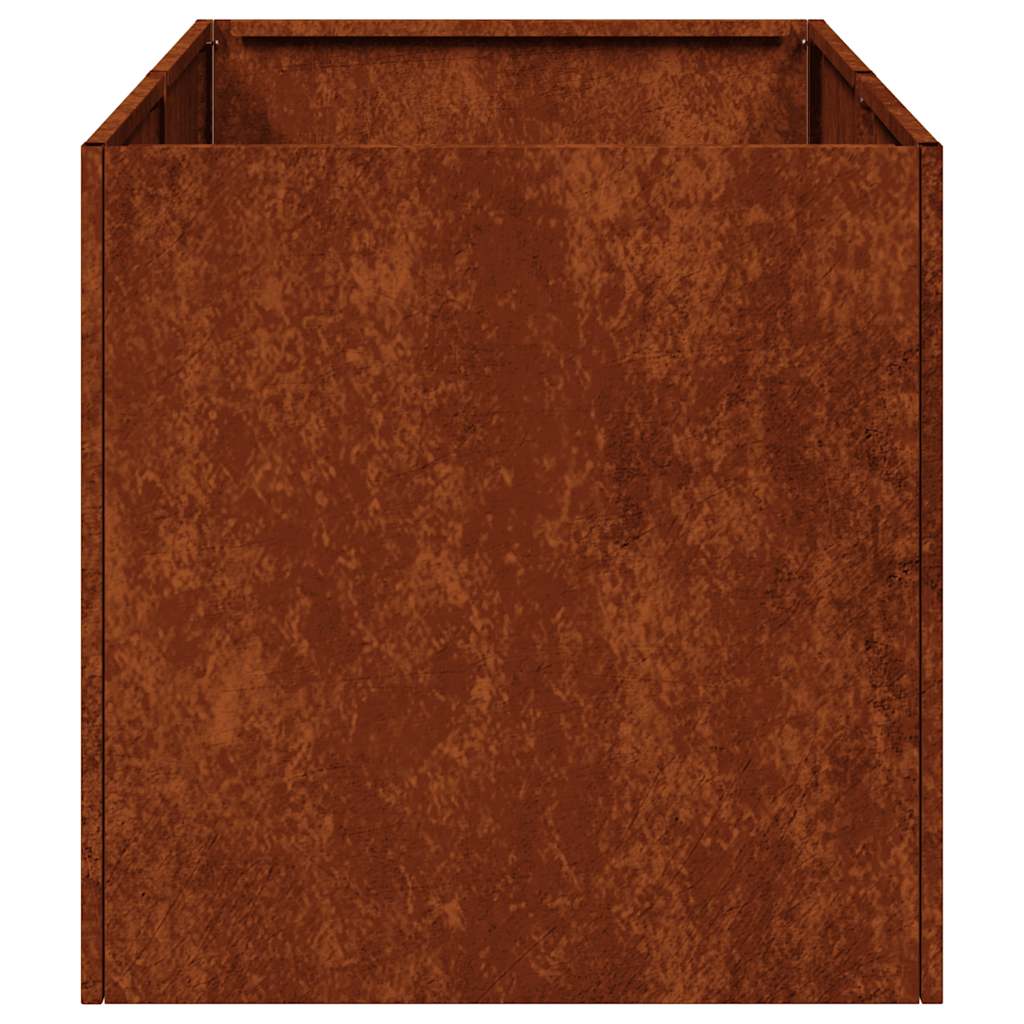 Pflanzkübel Rostig 40x80x40 cm Wetterfester Stahl