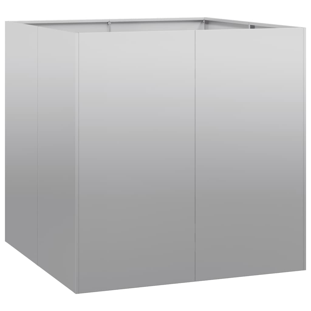 Pflanzkübel 80x80x80 cm Verzinkter Stahl