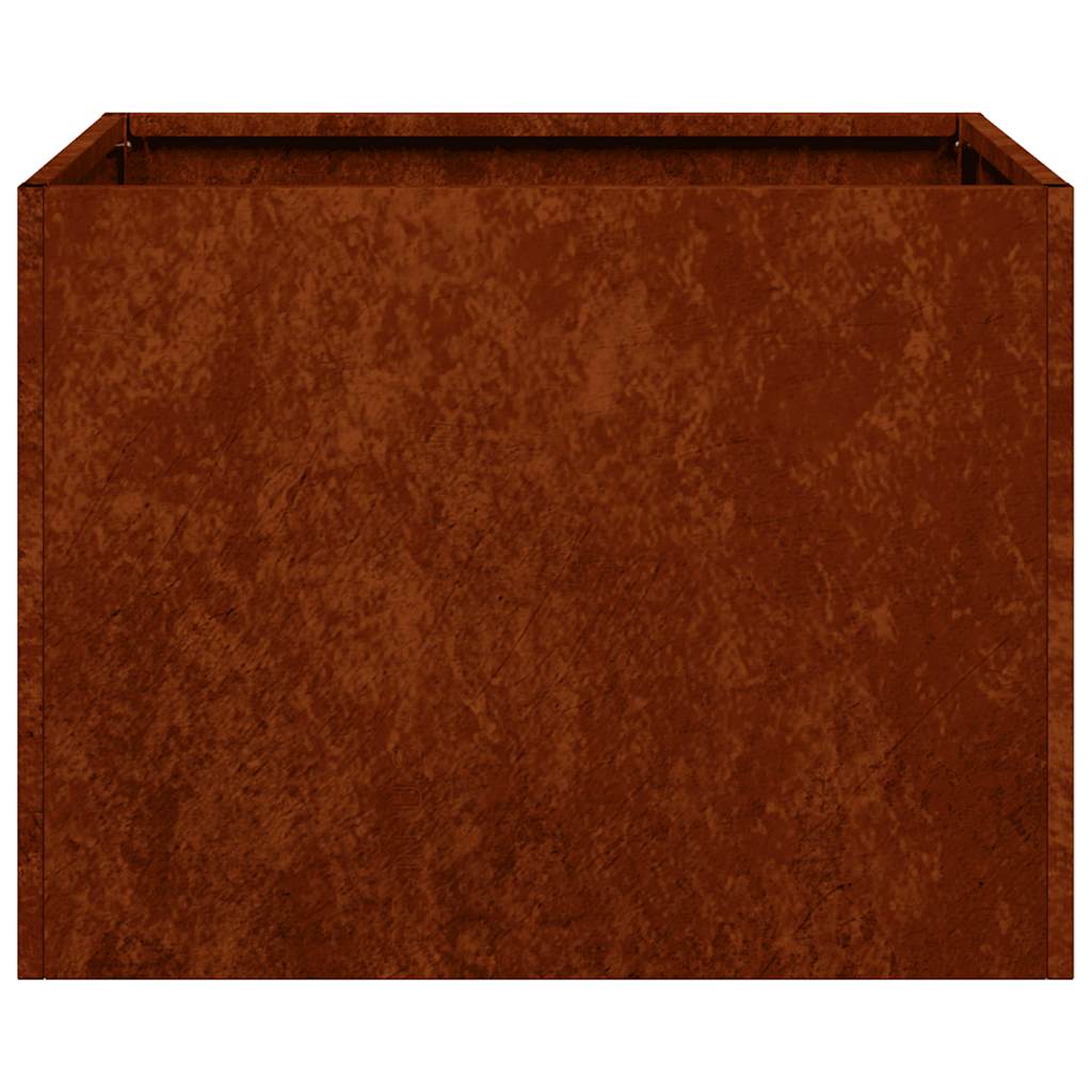 Pflanzkübel Rostig 40x40x30 cm Wetterfester Stahl
