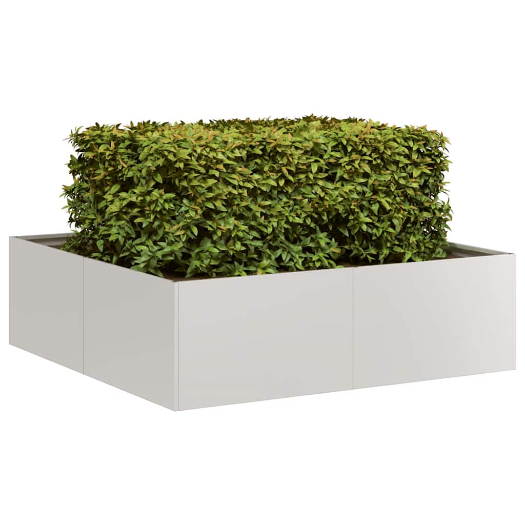 Pflanzkübel 100x100x30 cm Edelstahl