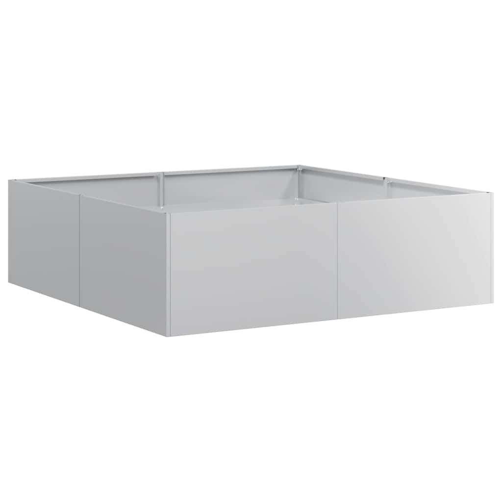 Pflanzkübel 100x100x30 cm Verzinkter Stahl
