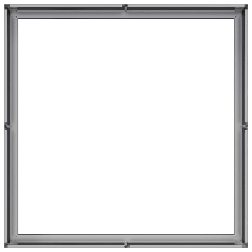 Pflanzkübel 100x100x30 cm Verzinkter Stahl