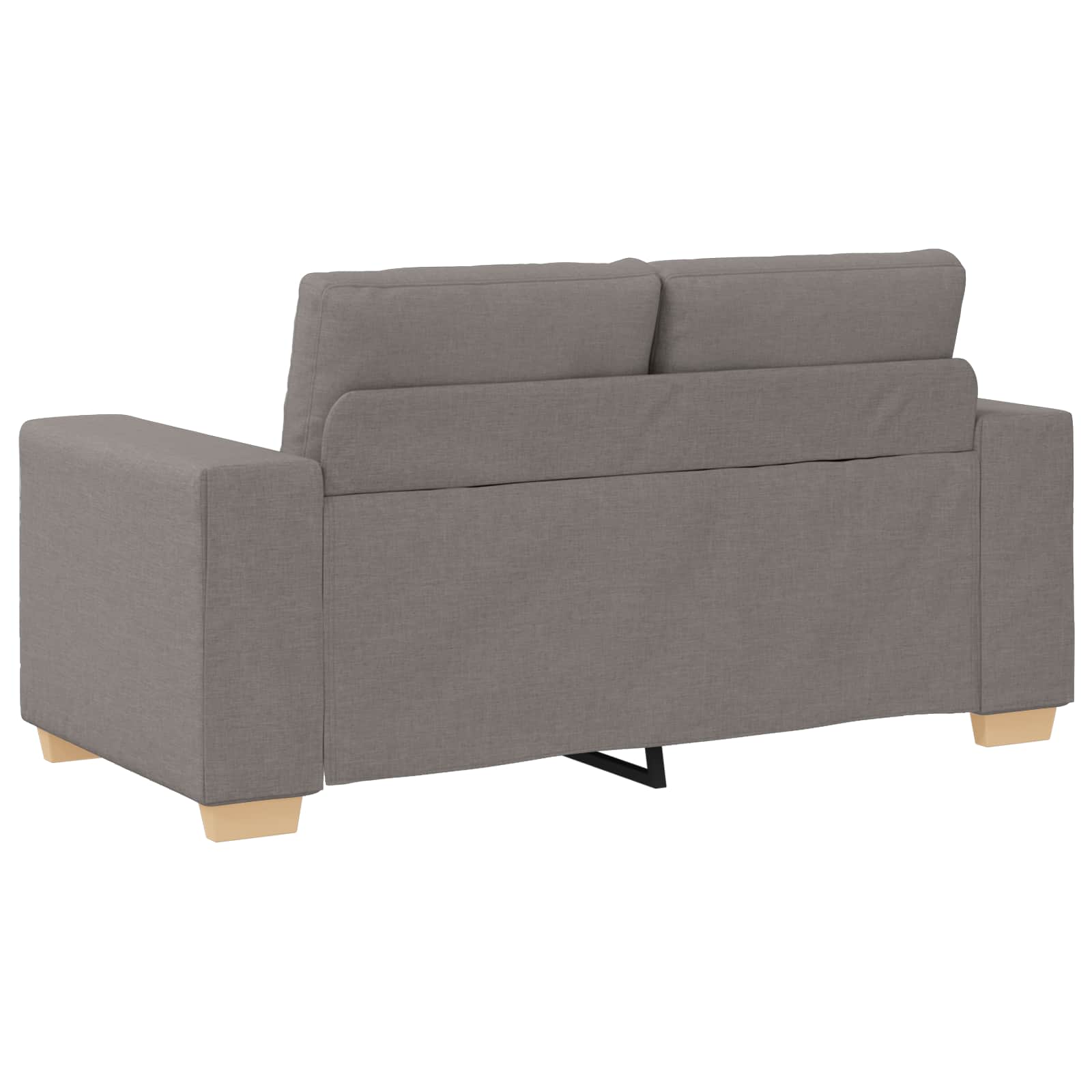 Sofa 3 pcs Taupe 221 x 80 x 80 cm Leinenmischgewebe