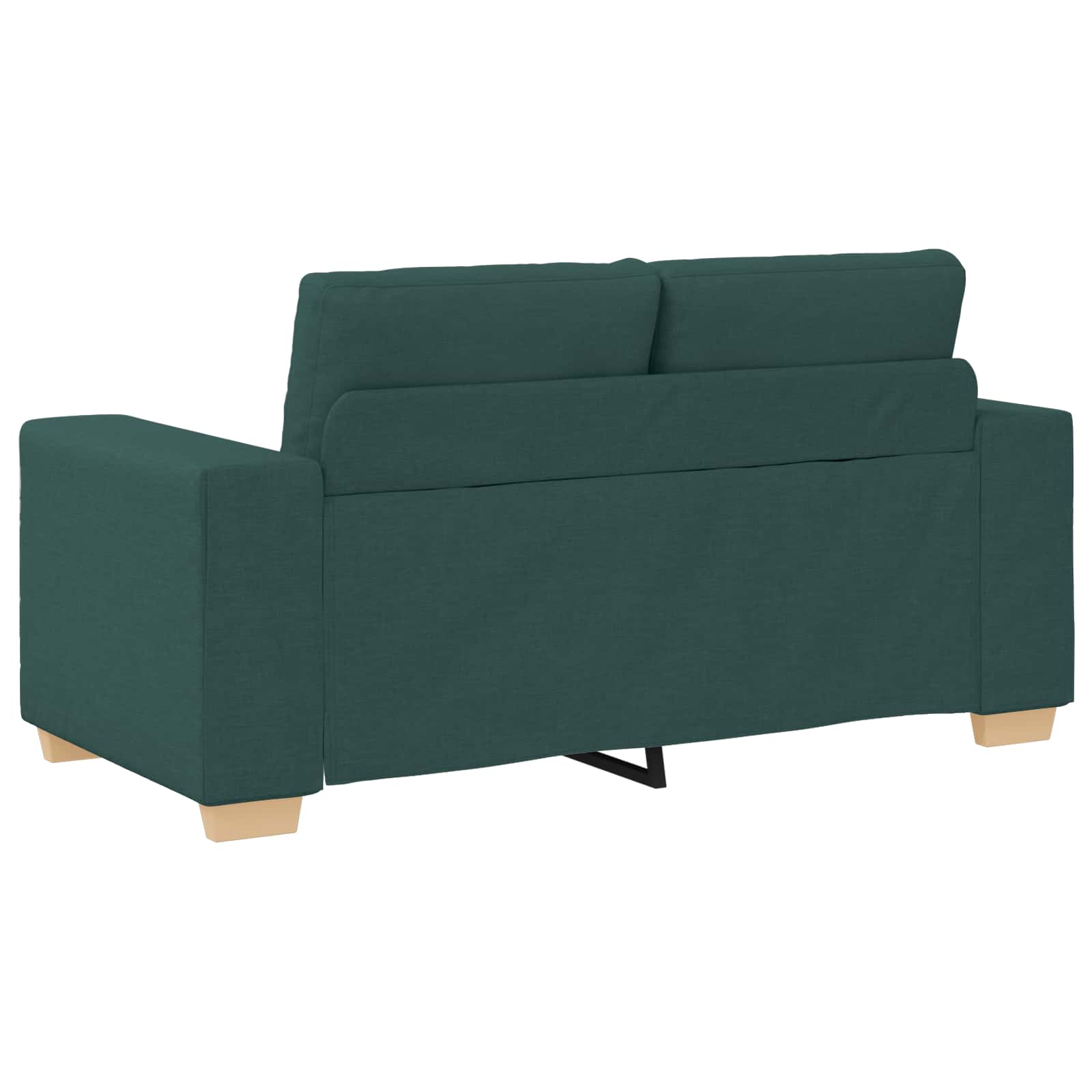 Sofa 2 pcs Grün 221 x 80 x 80 cm Leinenmischgewebe