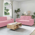 Sofa 2 pcs Rosa 221 x 80 x 80 cm Samt