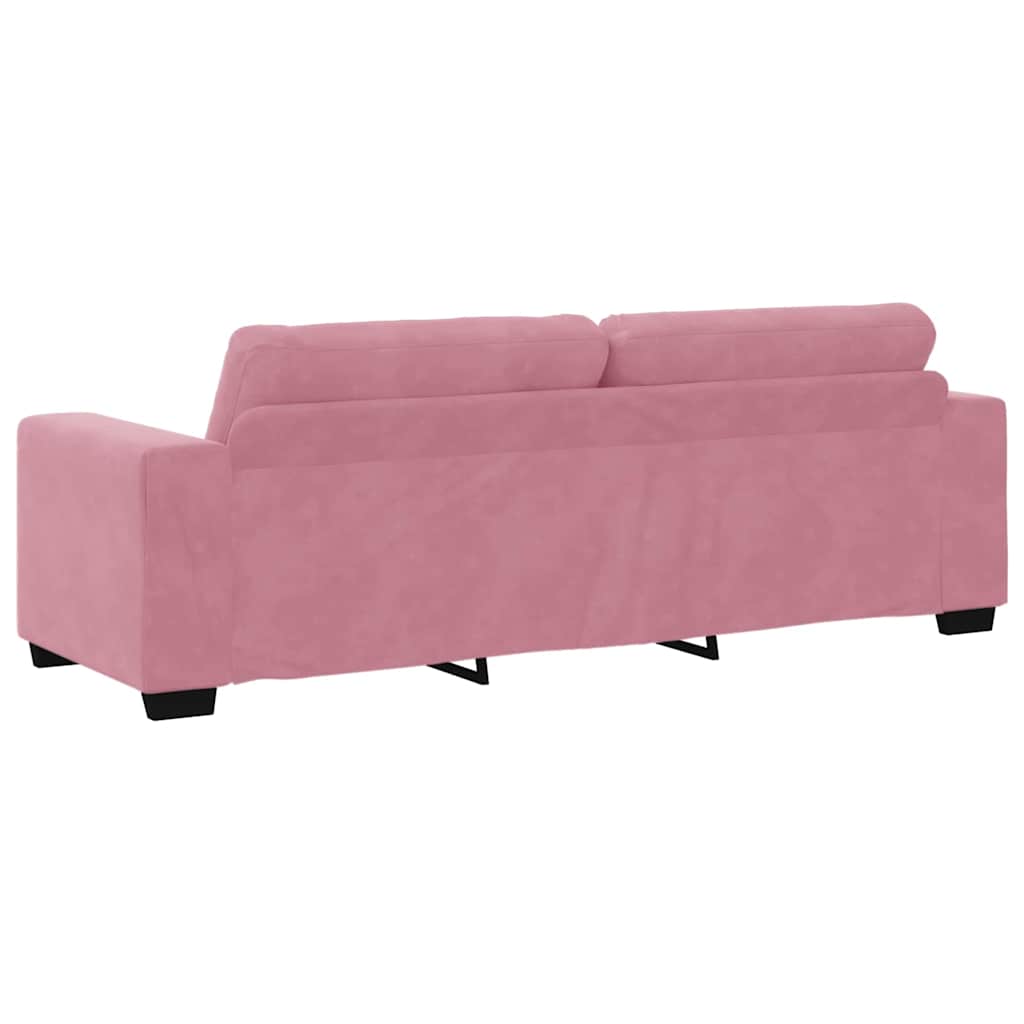 Sofa 2 pcs Rosa 221 x 80 x 80 cm Samt
