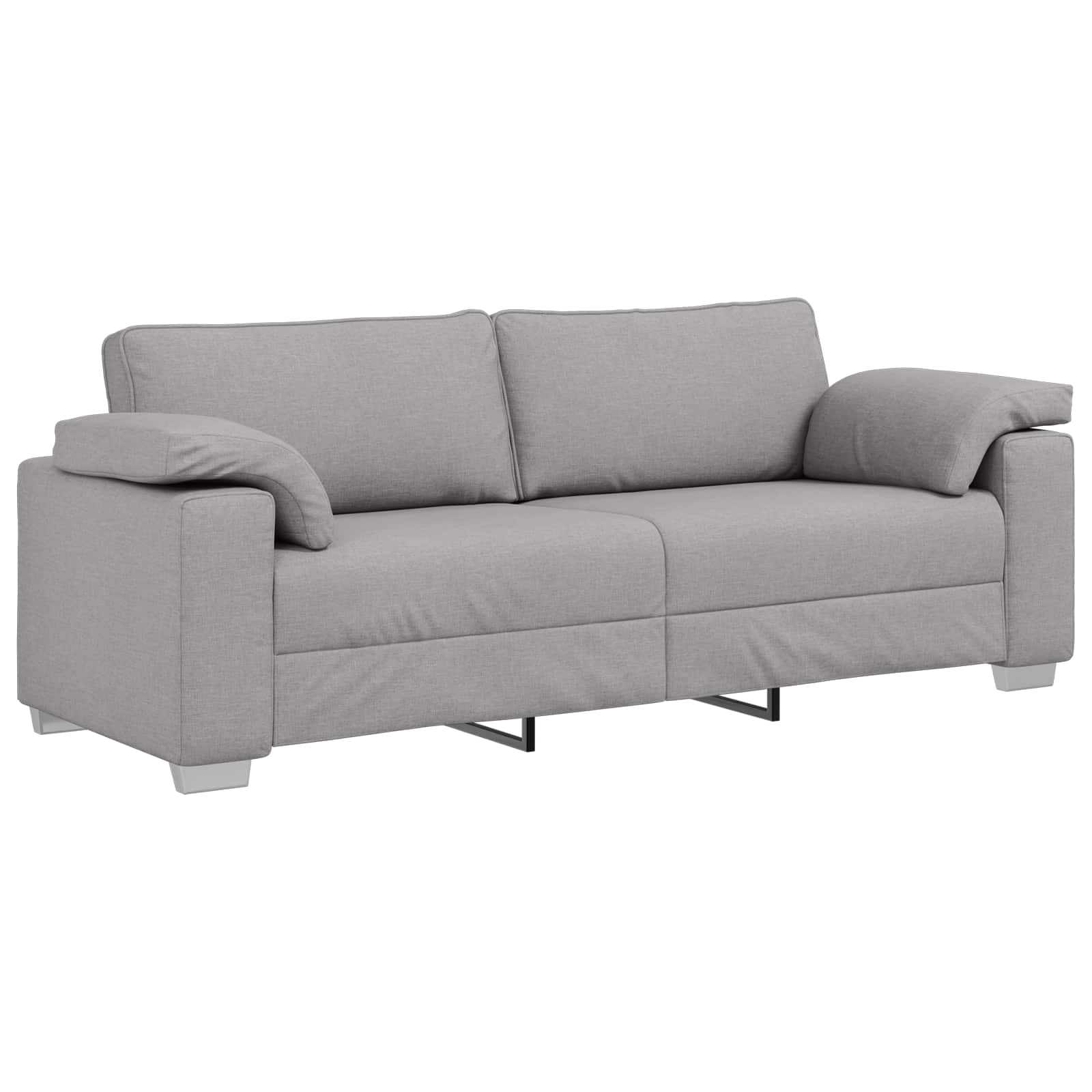 Sofa 2 pcs Wolkengrau 219 x 80 x 82 cm Stoff
