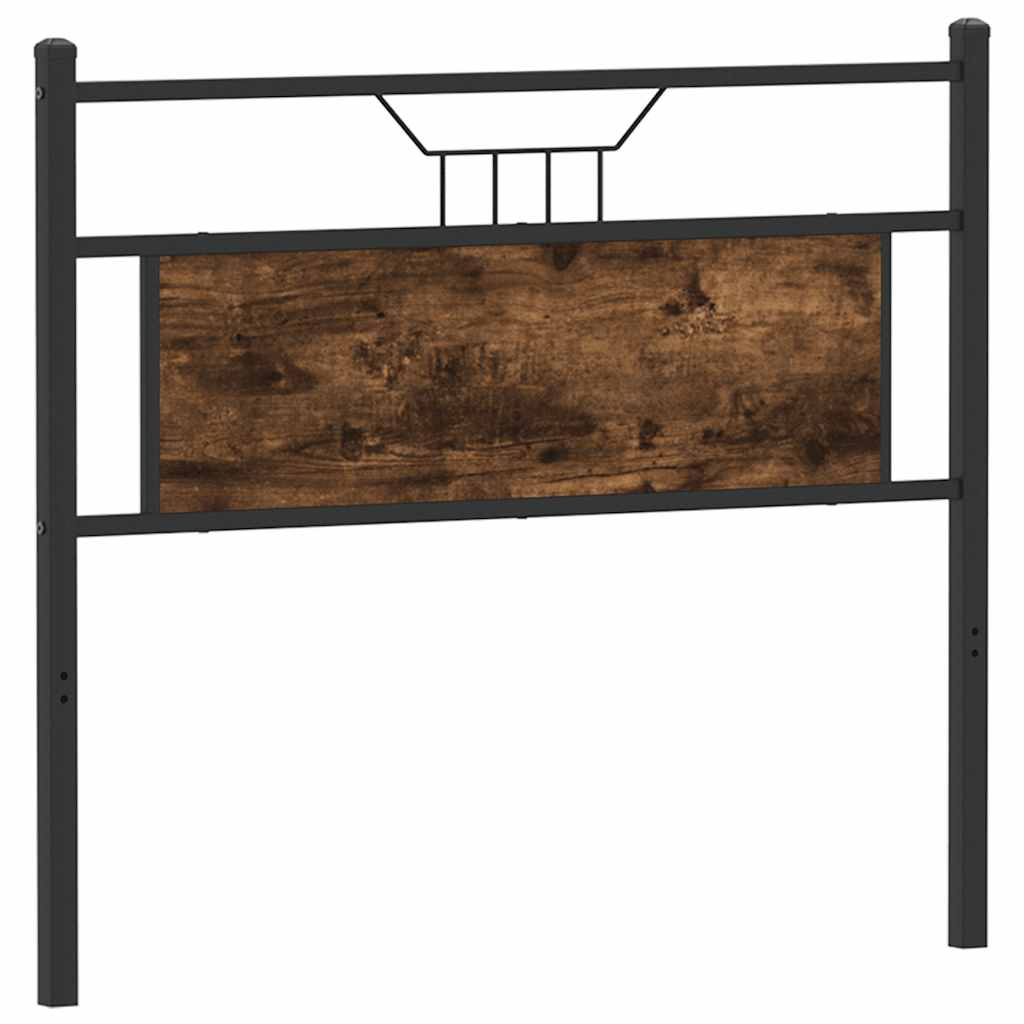 Ersatz-Kopfteil Räuchereiche 107 cm Holzwerkstoff und Stahl
