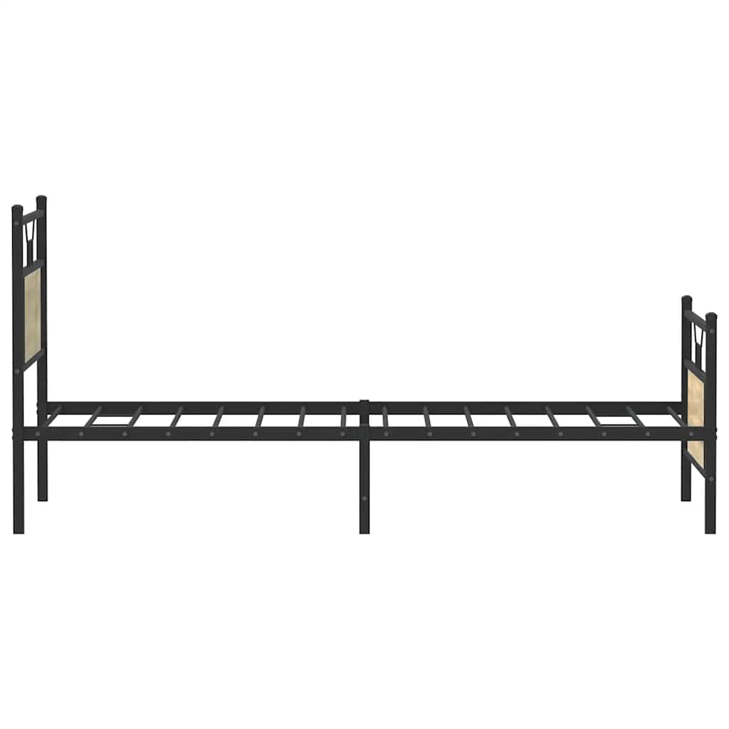 Bettgestell ohne Matratze Sonoma-Eiche 80x200 cm Holzwerkstoff