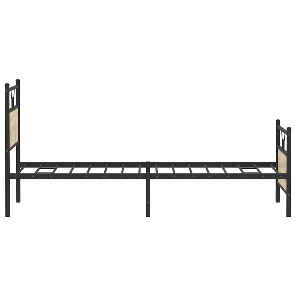 Bettgestell ohne Matratze Sonoma-Eiche 107x203 cm Holzwerkstoff