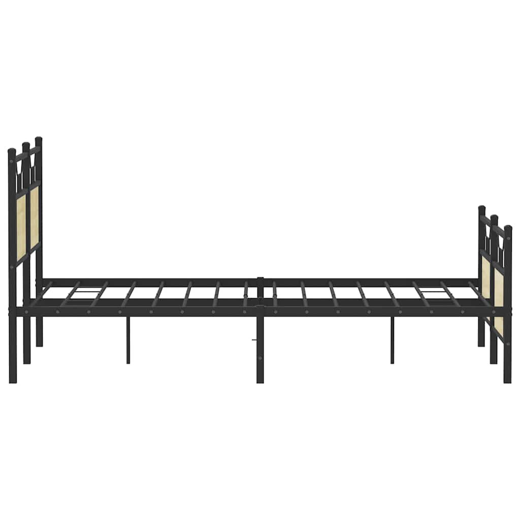 Bettgestell ohne Matratze Sonoma-Eiche 140x200 cm Holzwerkstoff