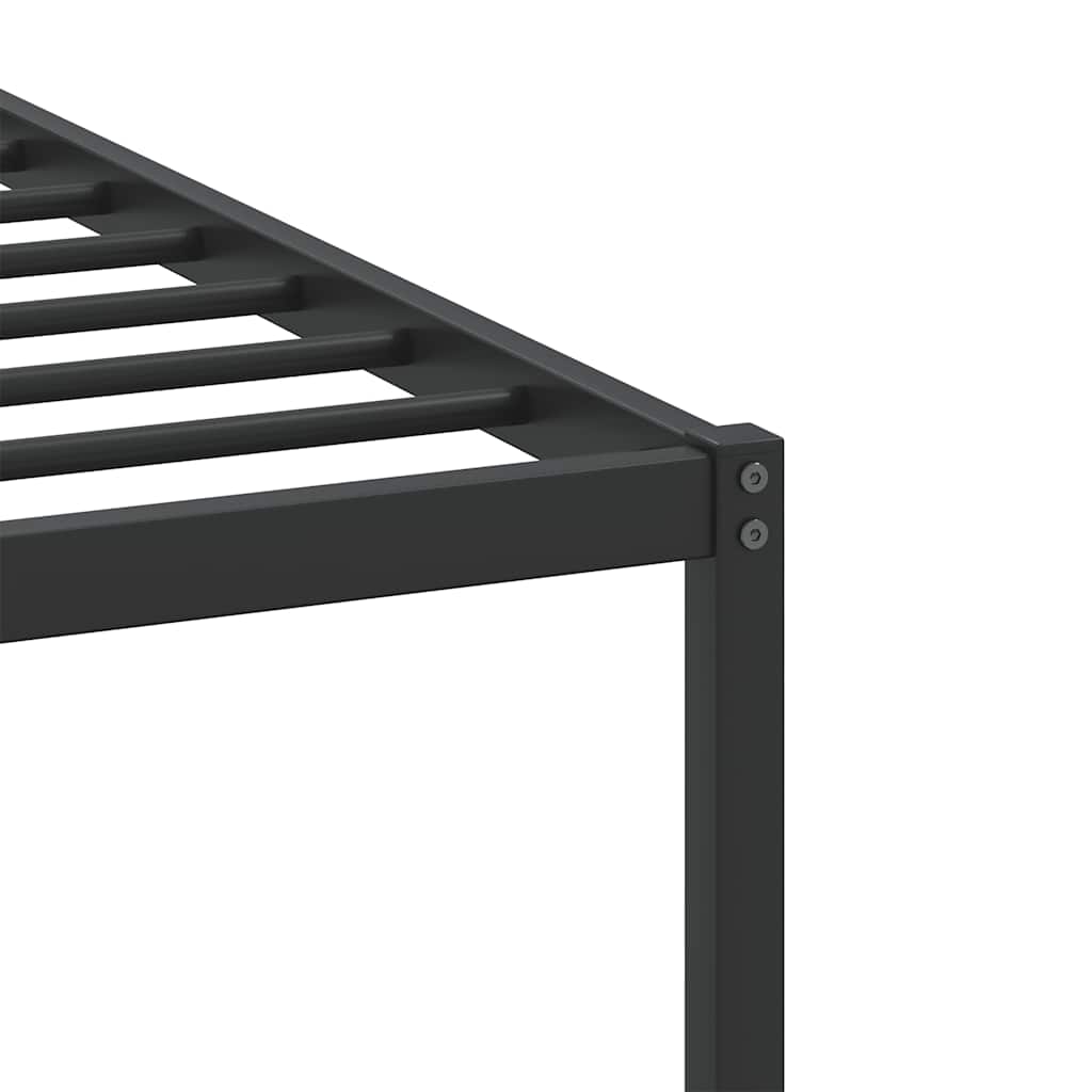 Bettgestell ohne Matratze Braun Eiche 75x190 cm Holzwerkstoff