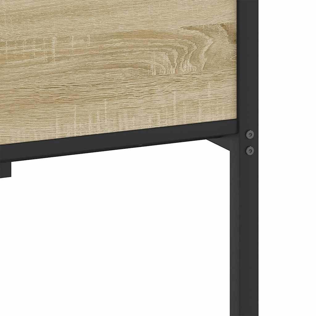 Bettgestell ohne Matratze Sonoma-Eiche 100x200 cm Holzwerkstoff