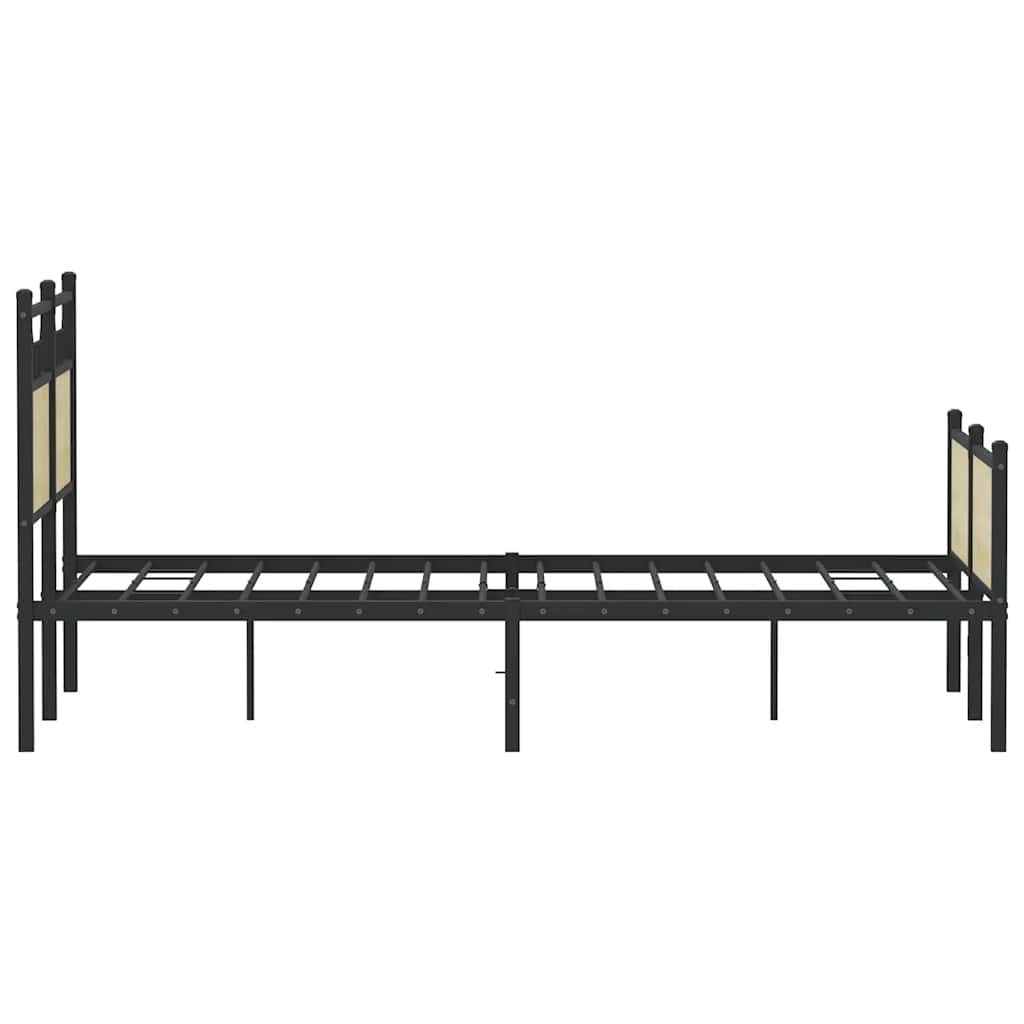 Bettgestell ohne Matratze Sonoma-Eiche 120x190 cm Holzwerkstoff