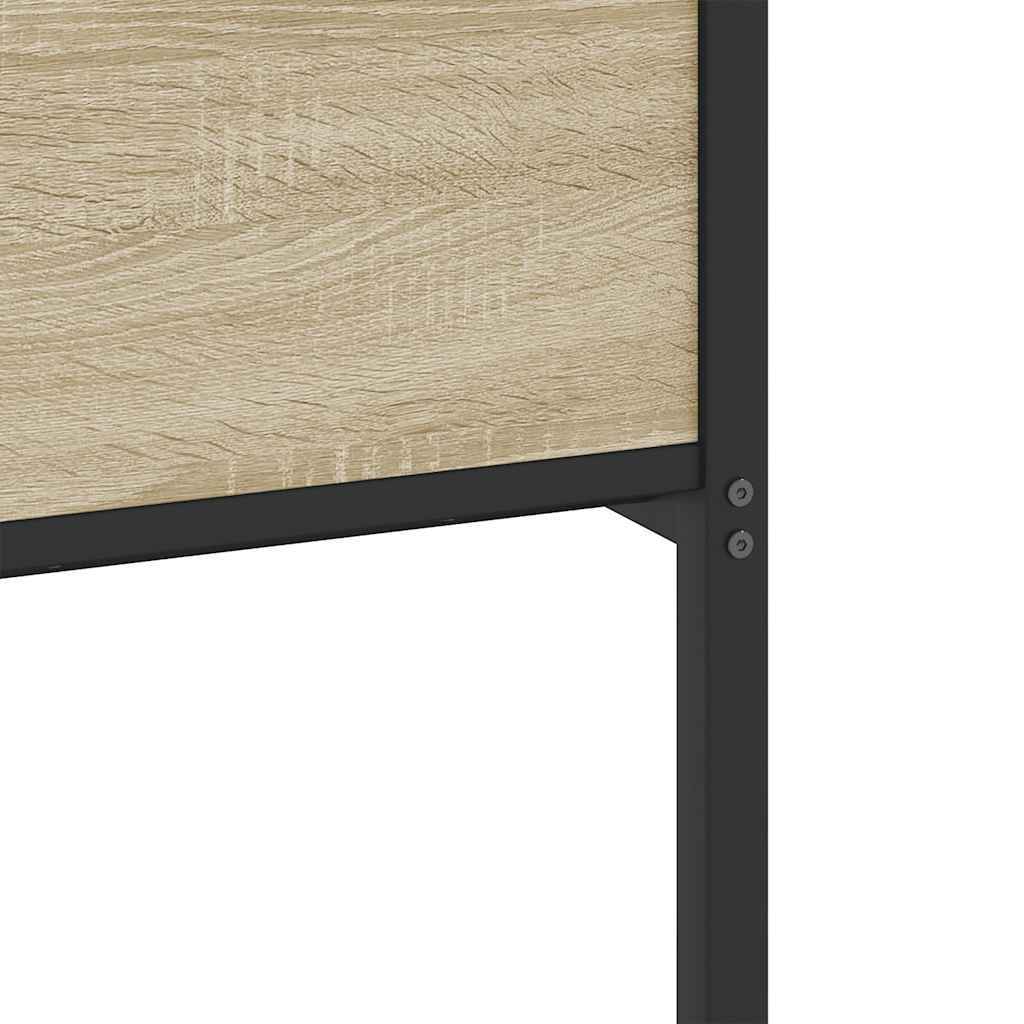 Bettgestell ohne Matratze Sonoma-Eiche 140x200 cm Holzwerkstoff
