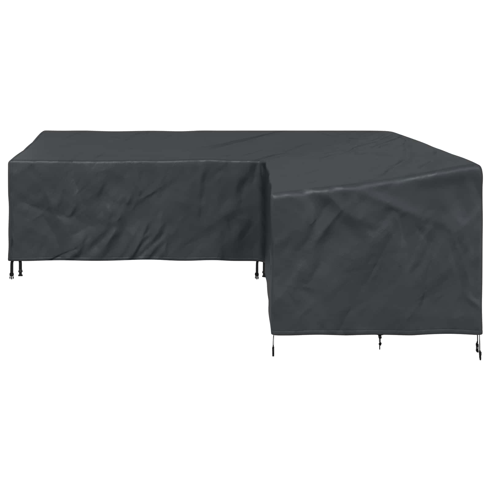 Möbelbezug Schwarz 255 x 255 x 80 cm 420D Oxford Stoff