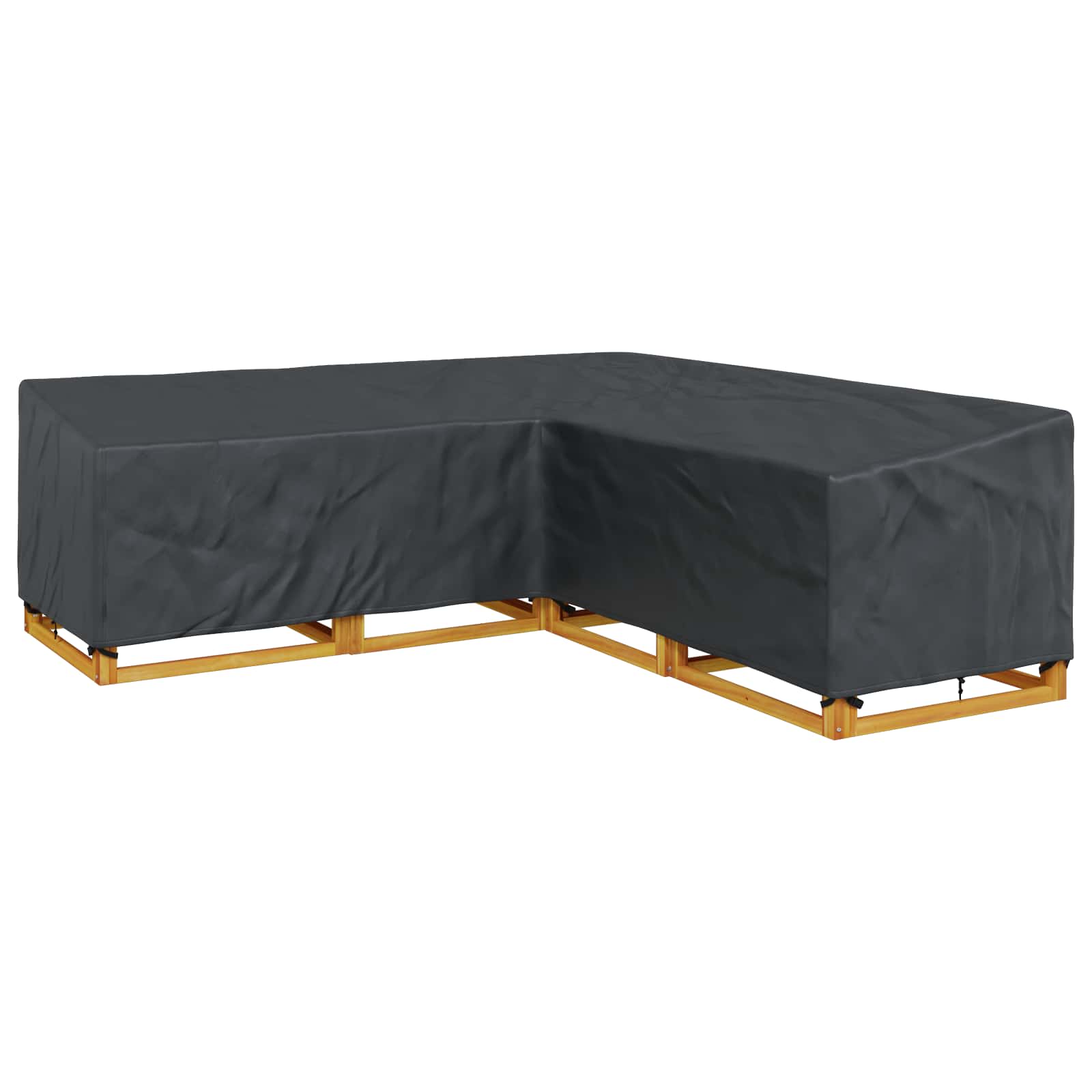 Möbelbezug Schwarz 255 x 255 x 80 cm 420D Oxford Stoff