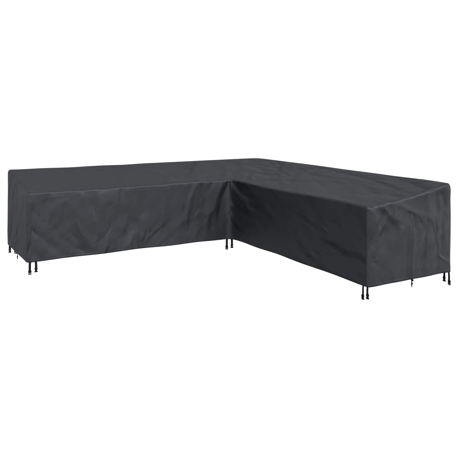 Möbelbezug Schwarz 325 x 325 x 80 cm 210D Oxford Stoff