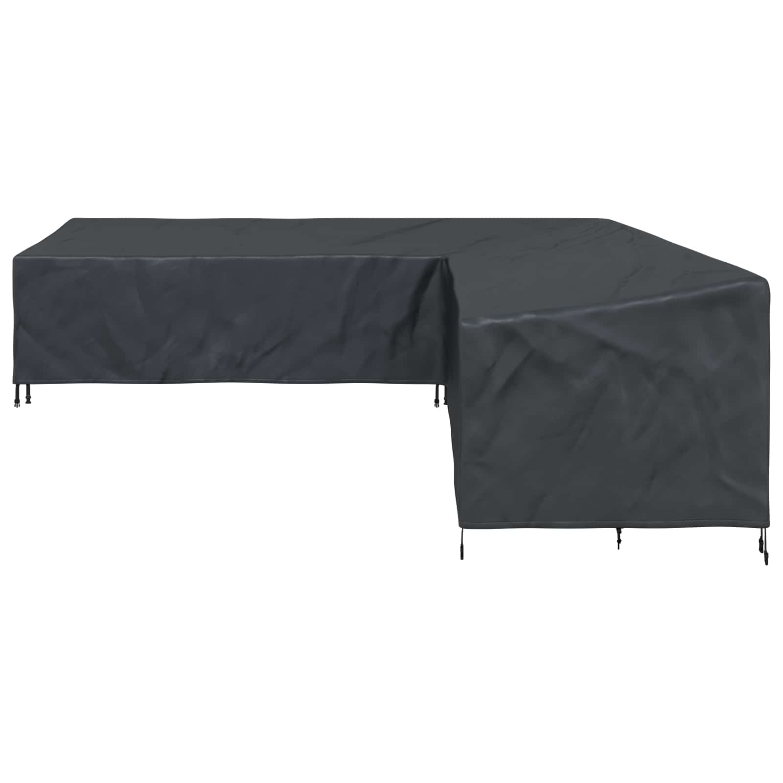 Möbelbezug Schwarz 325 x 325 x 80 cm 210D Oxford Stoff