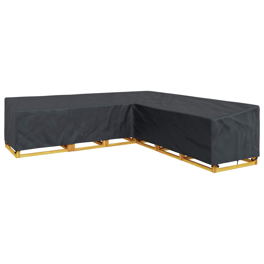 Möbelbezug Schwarz 325 x 325 x 80 cm 420D Oxford Stoff