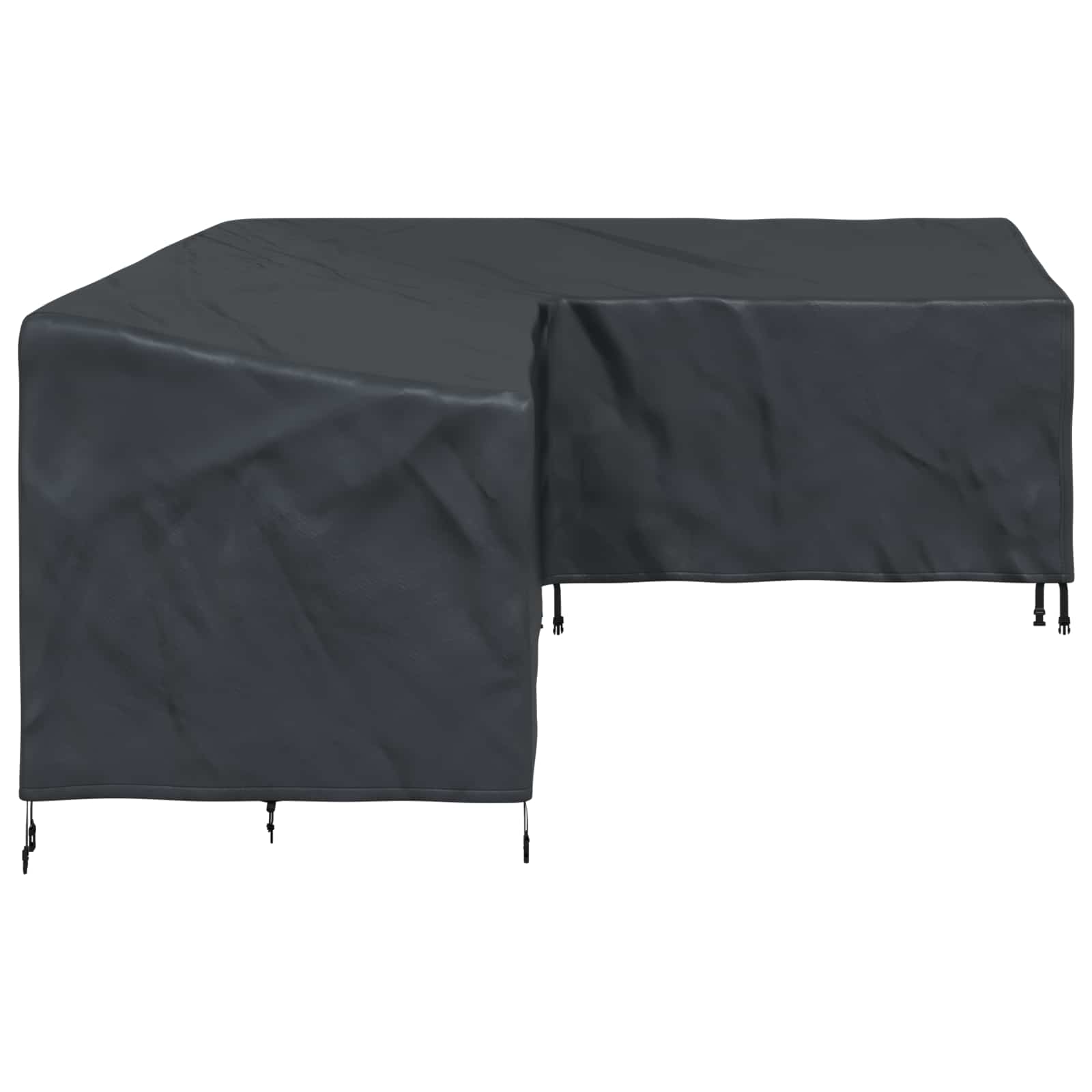 Möbelbezug Schwarz 250 x 180 x 80 cm 210D Oxford Stoff