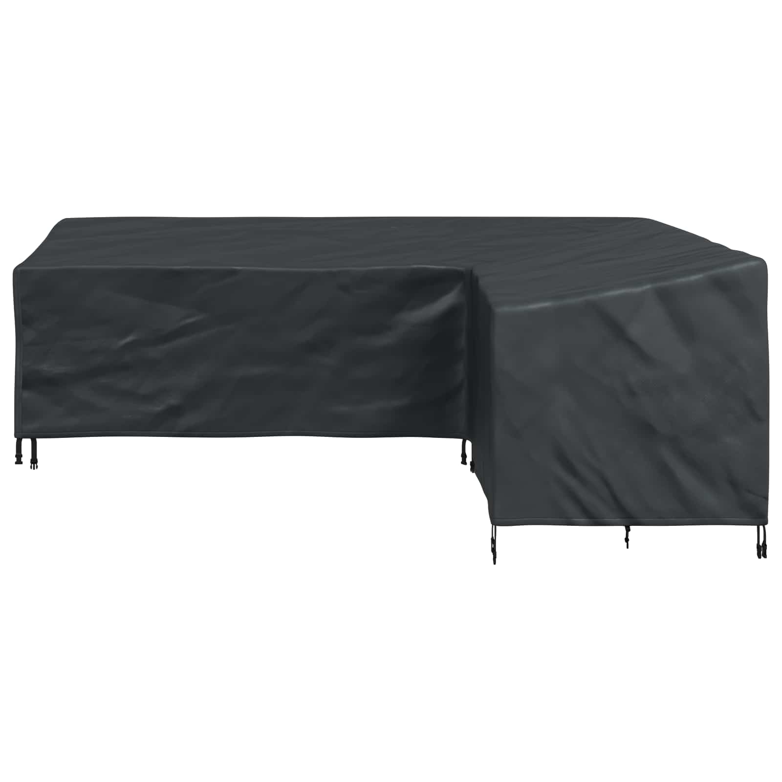 Möbelbezug Schwarz 250 x 180 x 80 cm 210D Oxford Stoff