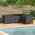 Möbelbezug Schwarz 250 x 180 x 80 cm 420D Oxford Stoff