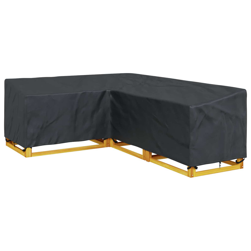 Möbelbezug Schwarz 250 x 180 x 80 cm 210D Oxford Stoff
