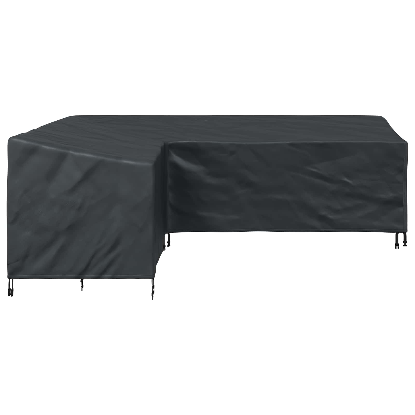 Möbelbezug Schwarz 250 x 180 x 80 cm 210D Oxford Stoff