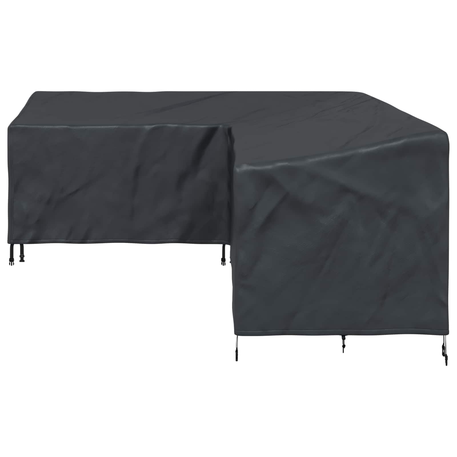 Möbelbezug Schwarz 260 x 210 x 80 cm 210D Oxford Stoff