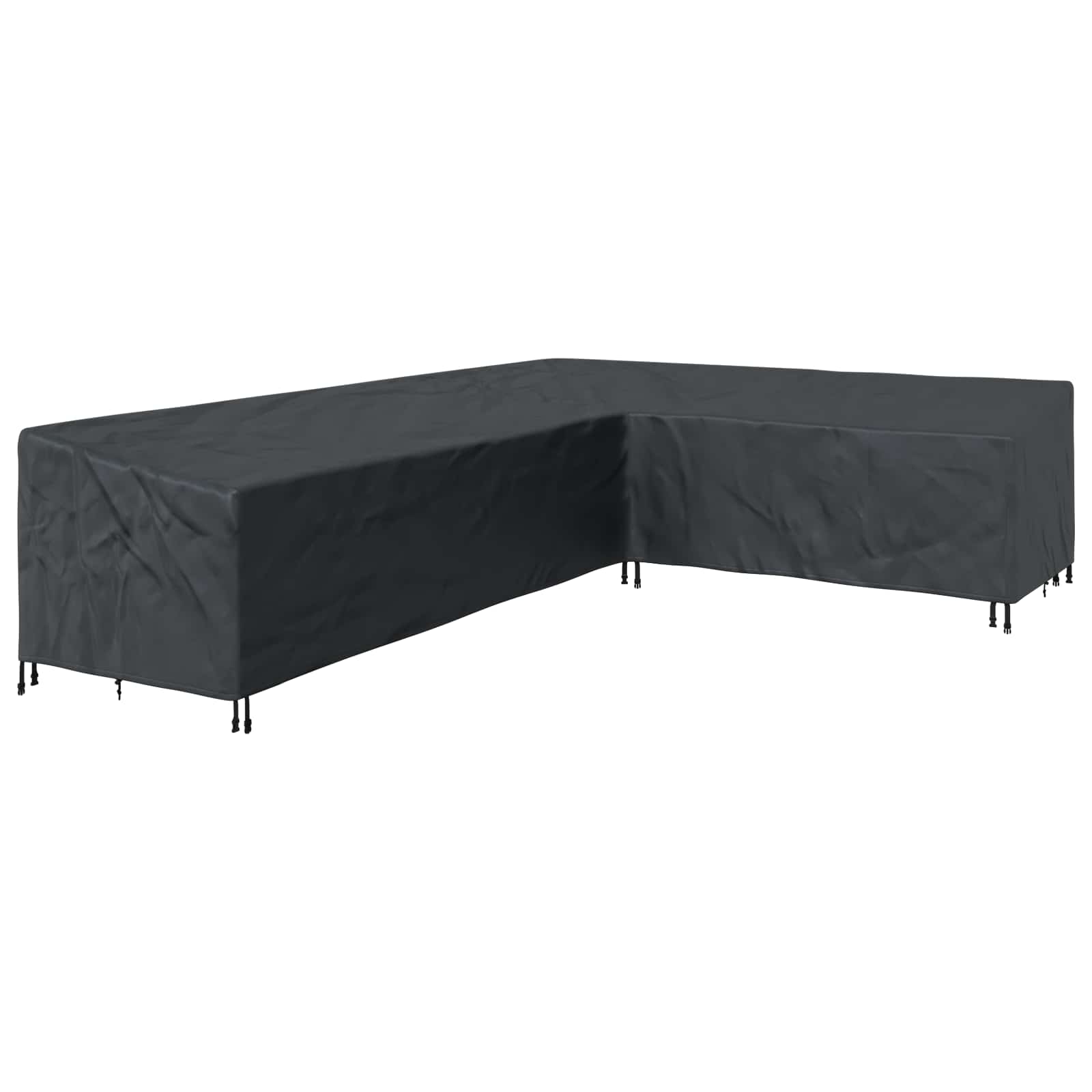 Möbelbezug Schwarz 330 x 255 x 80 cm 210D Oxford Stoff