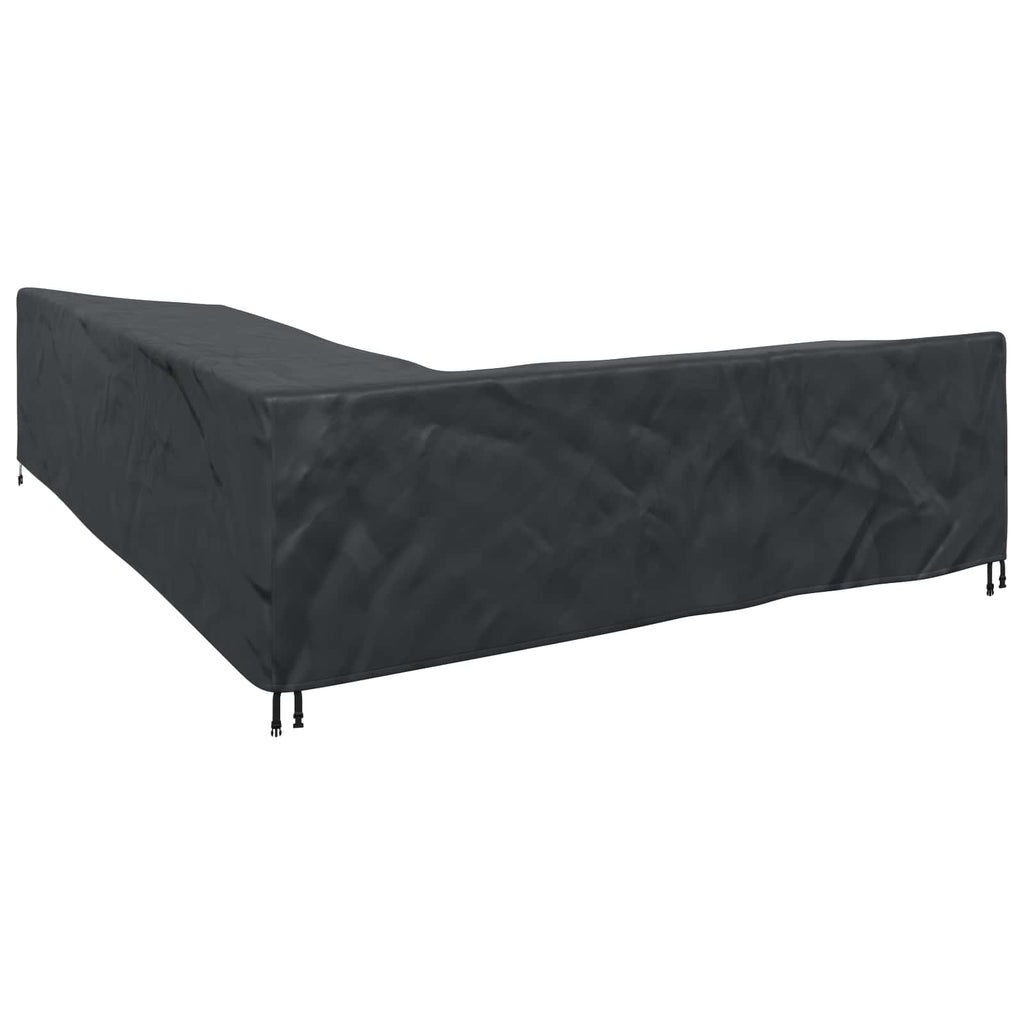 Möbelbezug Schwarz 330 x 255 x 80 cm 210D Oxford Stoff