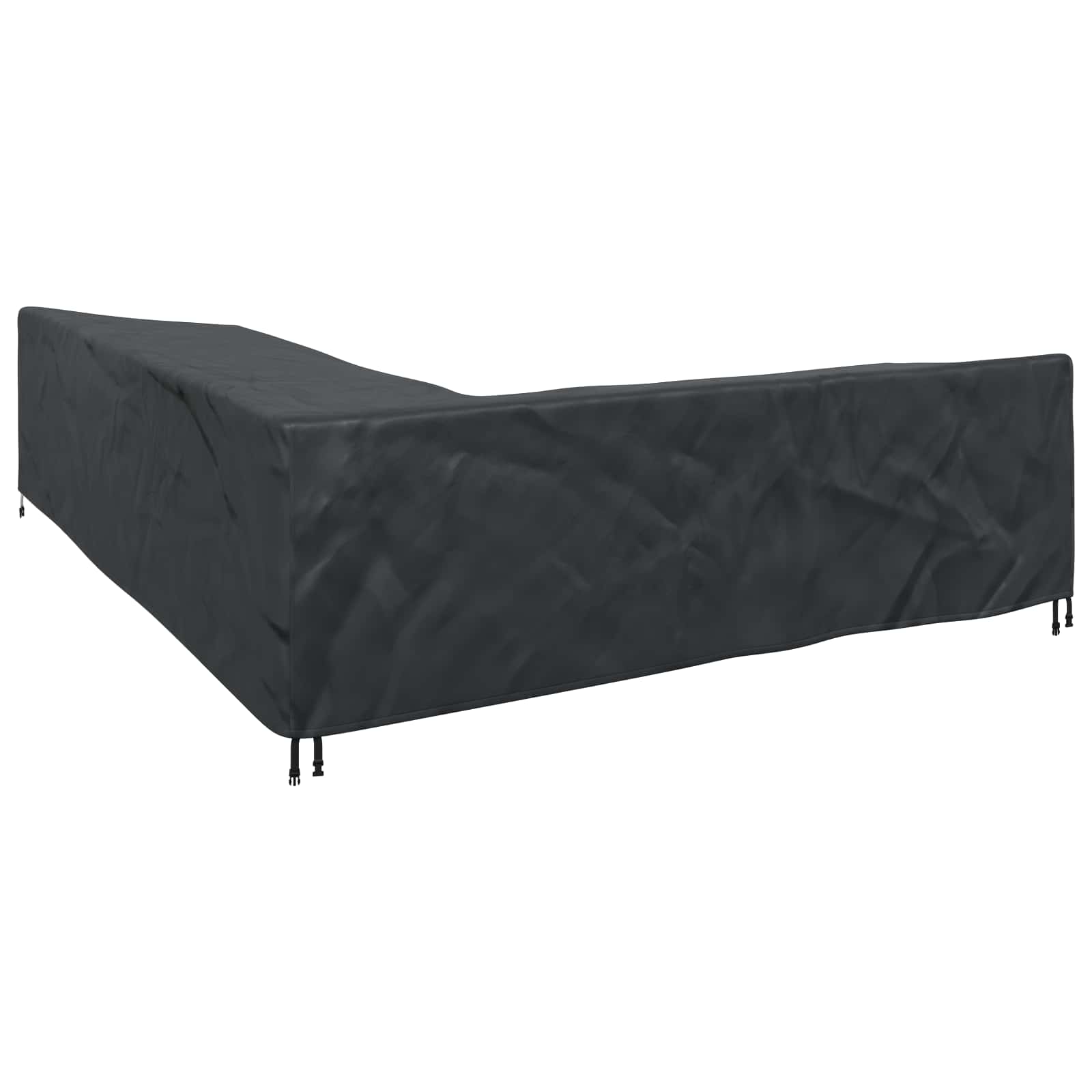 Möbelbezug Schwarz 330 x 255 x 80 cm 210D Oxford Stoff