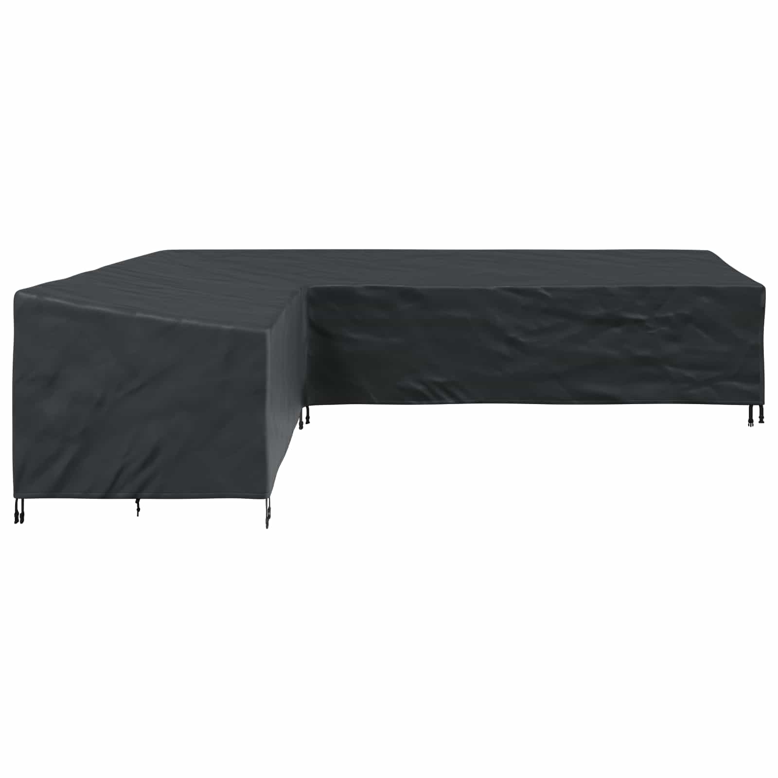Möbelbezug Schwarz 330 x 255 x 80 cm 210D Oxford Stoff