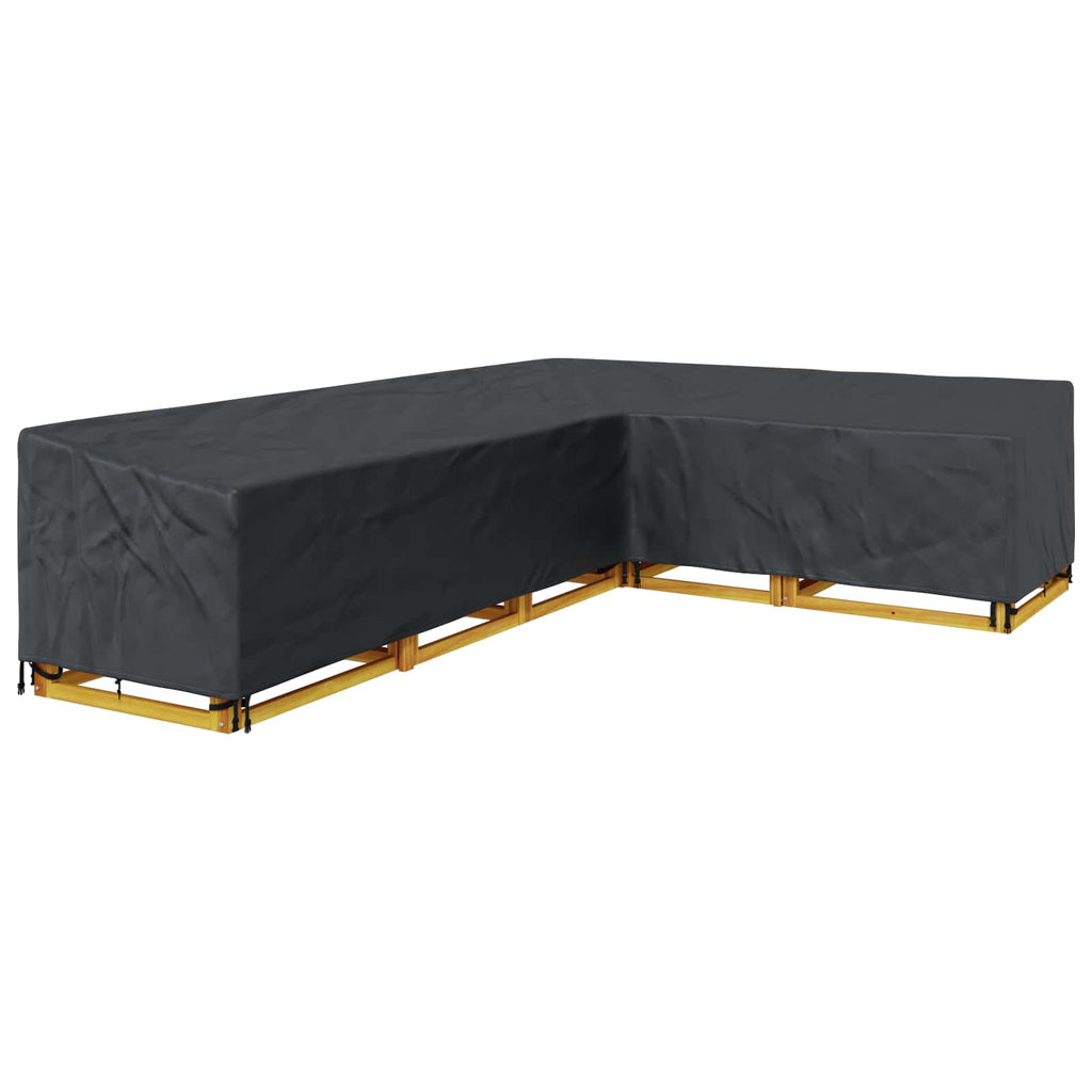 Möbelbezug Schwarz 355 x 275 x 80 cm 210D Oxford Stoff