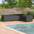 Möbelbezug Schwarz 355 x 275 x 80 cm 600D Oxford Stoff