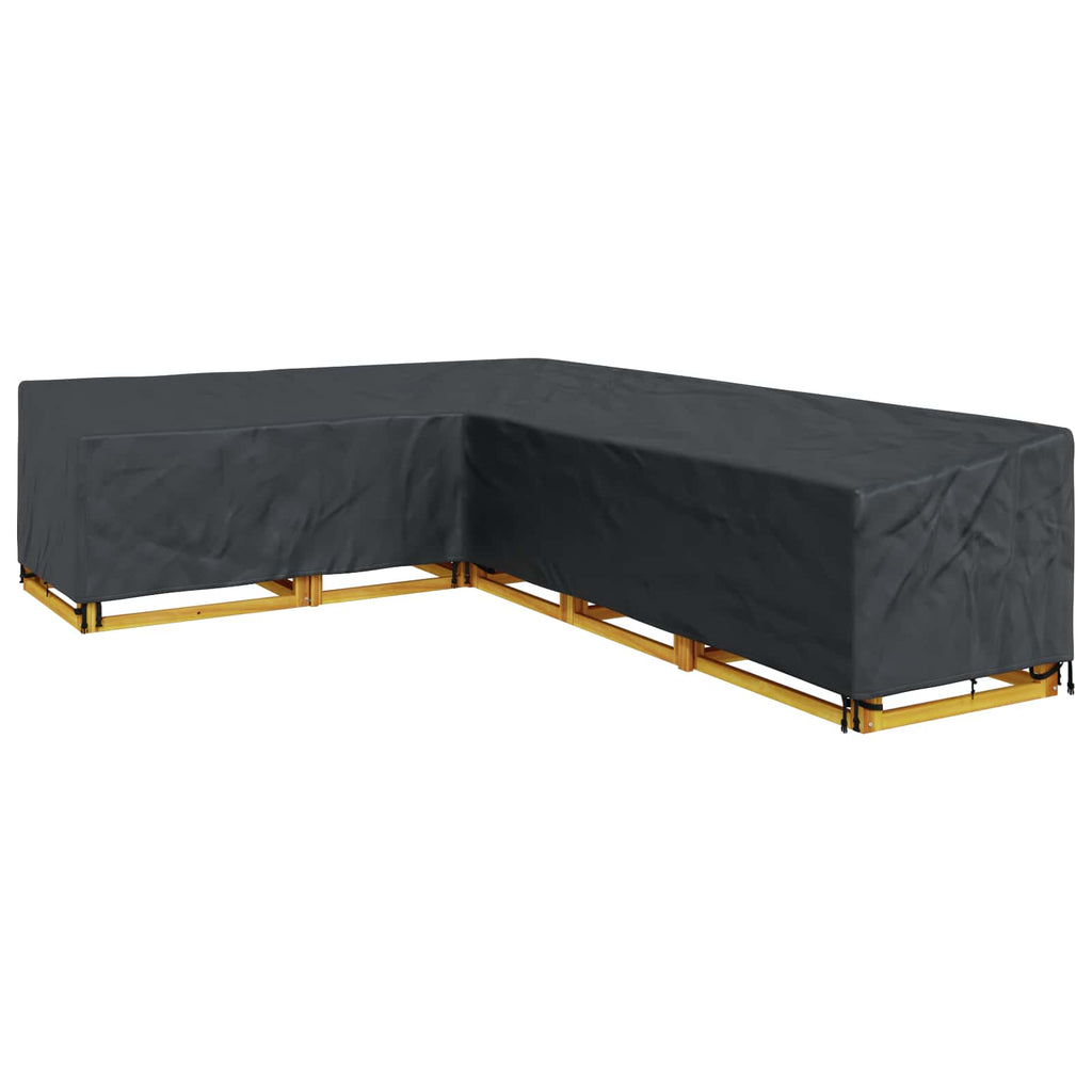 Möbelbezug Schwarz 355 x 275 x 80 cm 210D Oxford Stoff