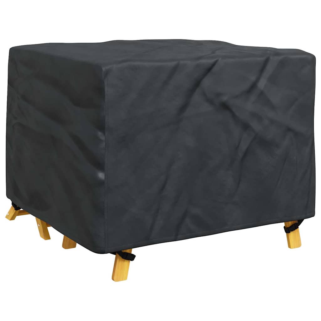 Möbelbezug Uni Schwarz 100 x 100 x 70 cm 420D