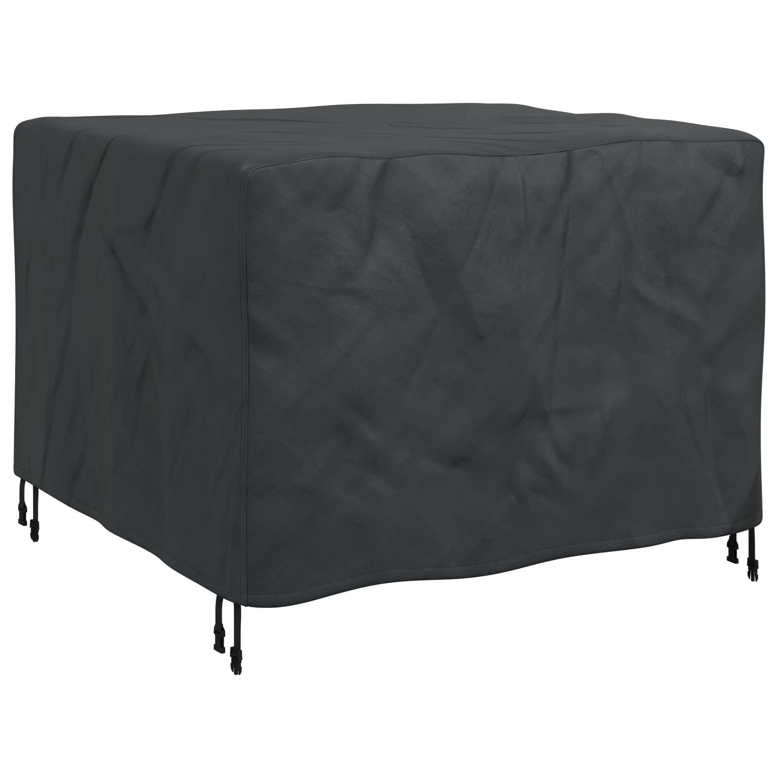 Möbelbezug Uni Schwarz 113 x 113 x 73 cm 210D