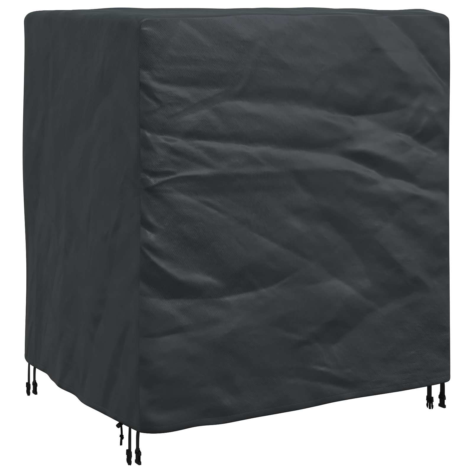 Möbelbezug Uni Schwarz 116 x 100 x 120 cm 210D