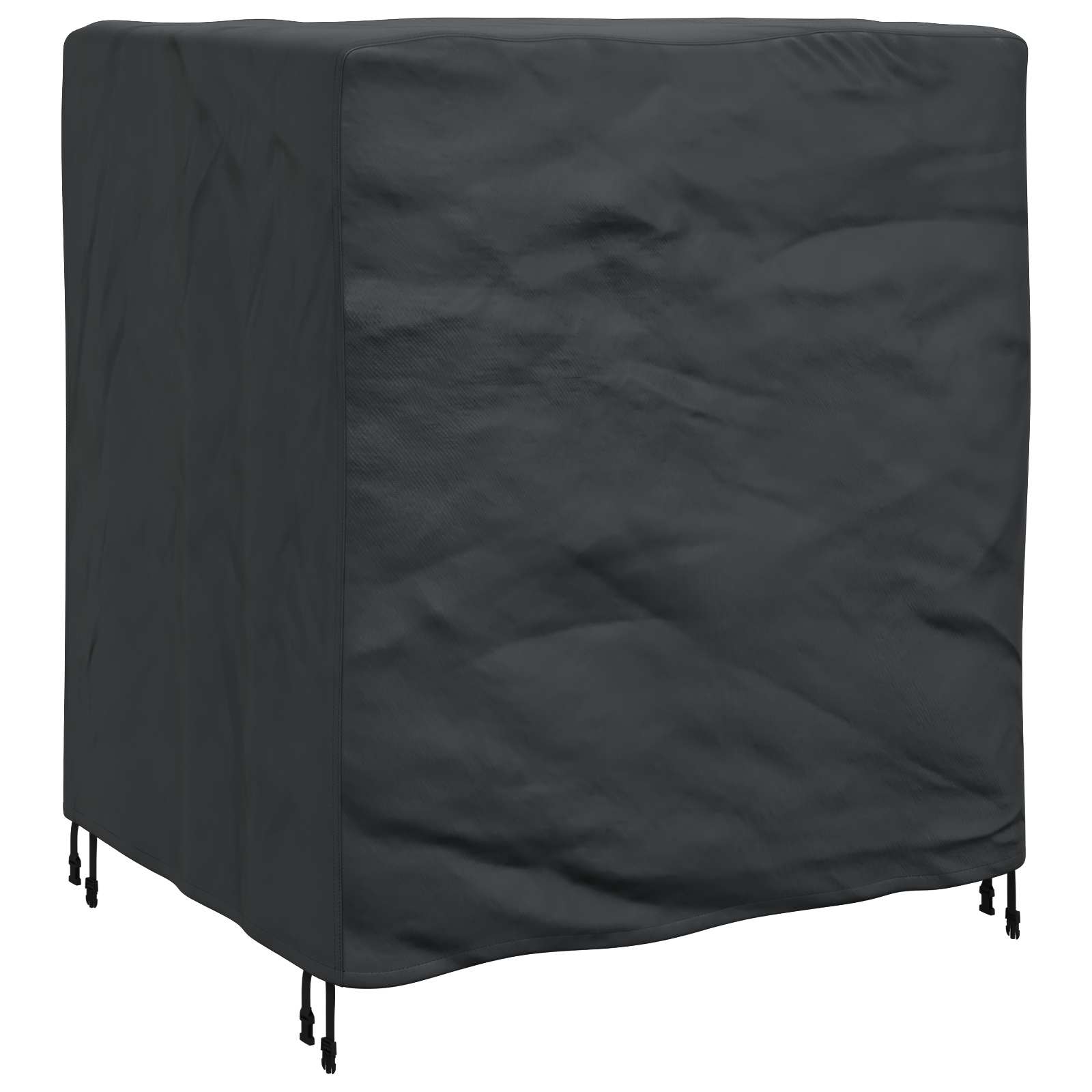 Möbelbezug Uni Schwarz 116 x 100 x 120 cm 210D