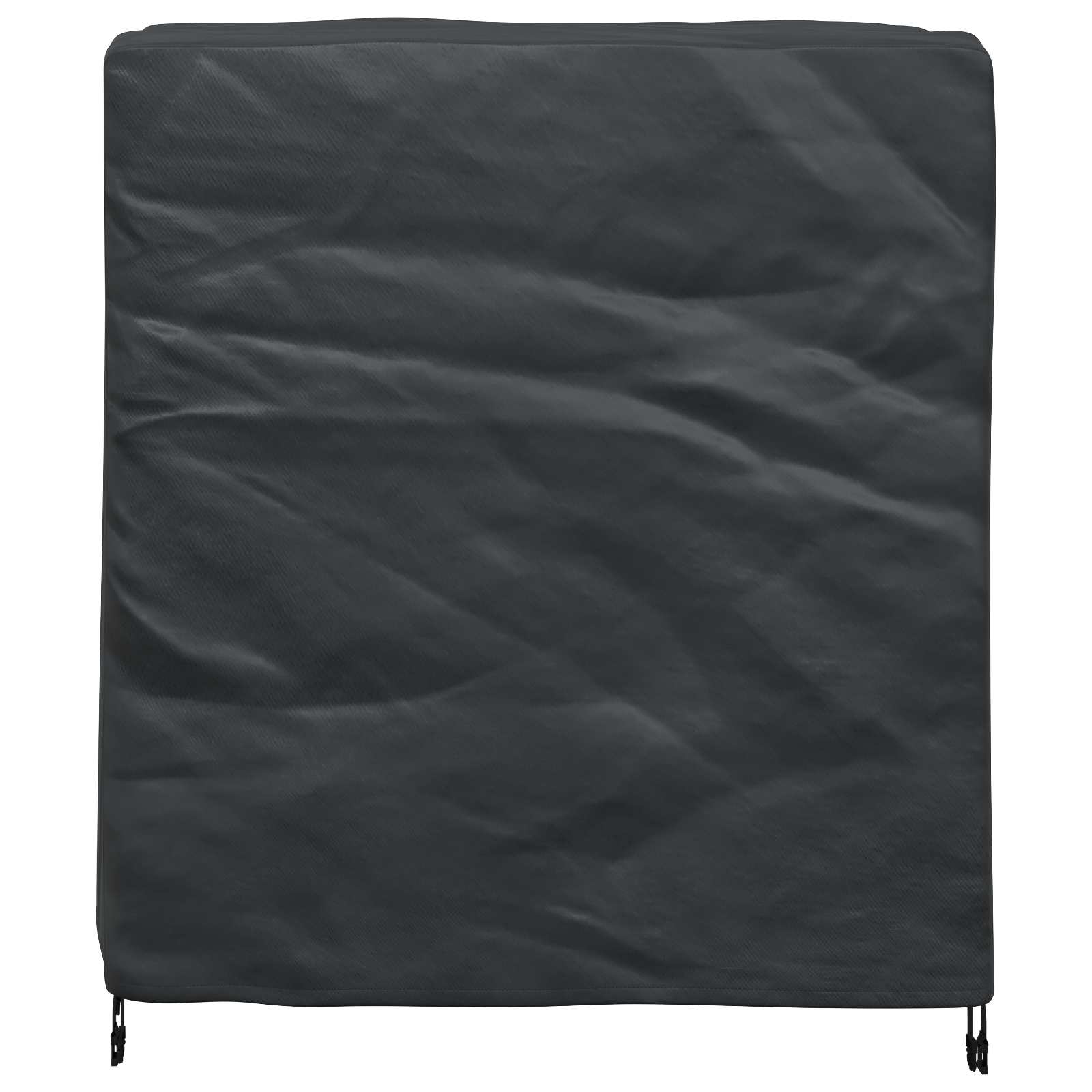 Möbelbezug Uni Schwarz 116 x 100 x 120 cm 210D