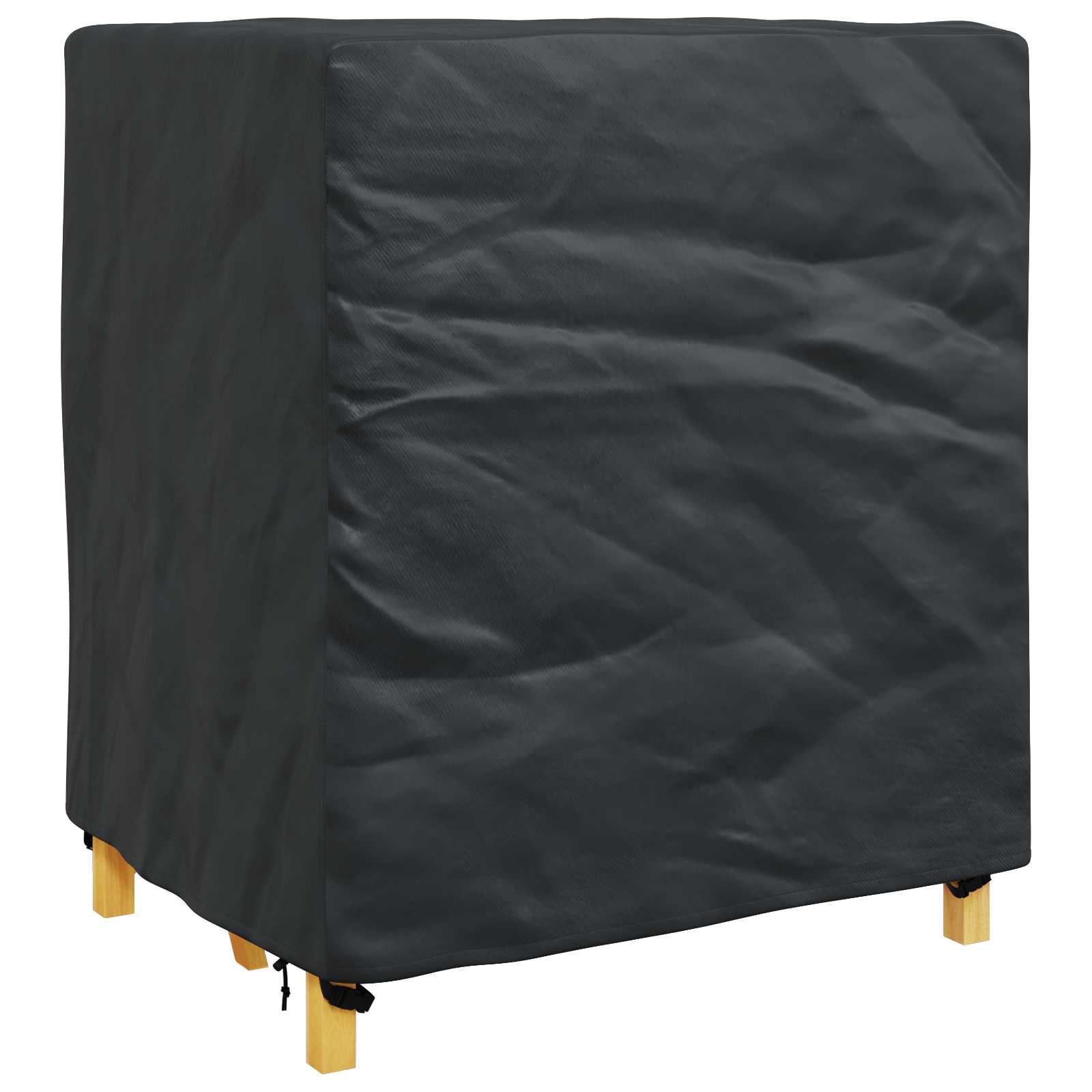 Möbelbezug Uni Schwarz 116 x 100 x 120 cm 210D