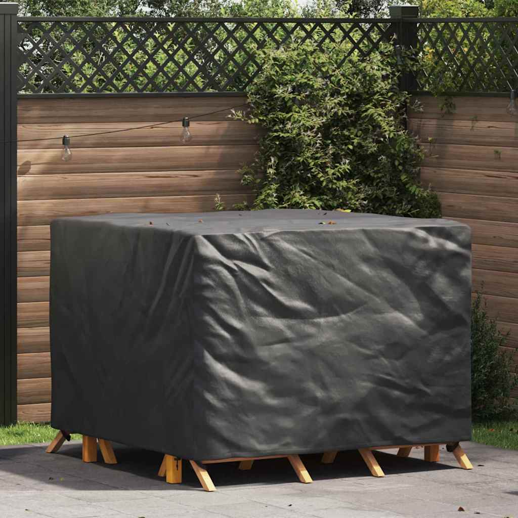 Möbelbezug Schwarz 125 x 125 x 74 cm 210D Oxford Stoff