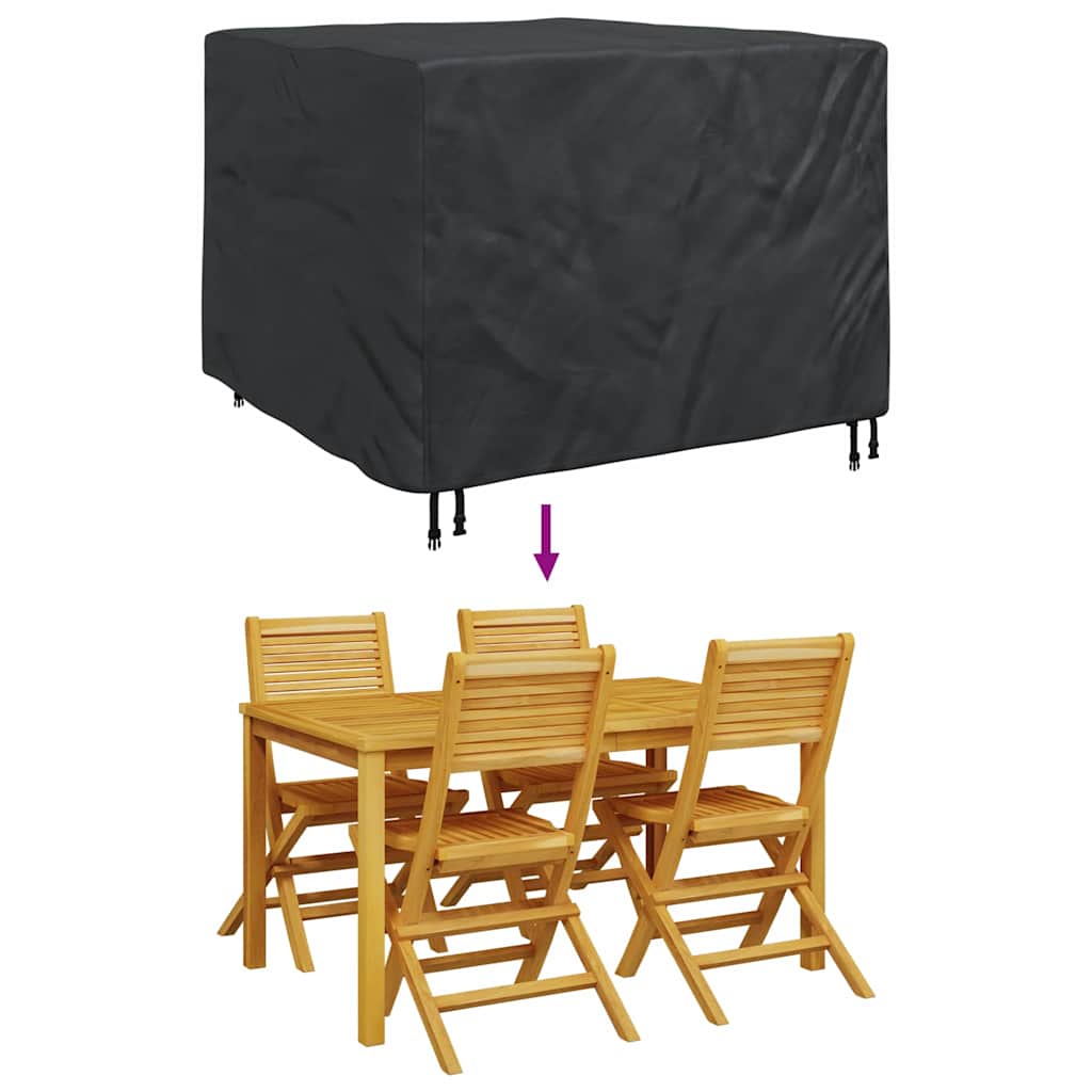 Möbelbezug Schwarz 135 x 135 x 90 cm 600D Oxford Stoff