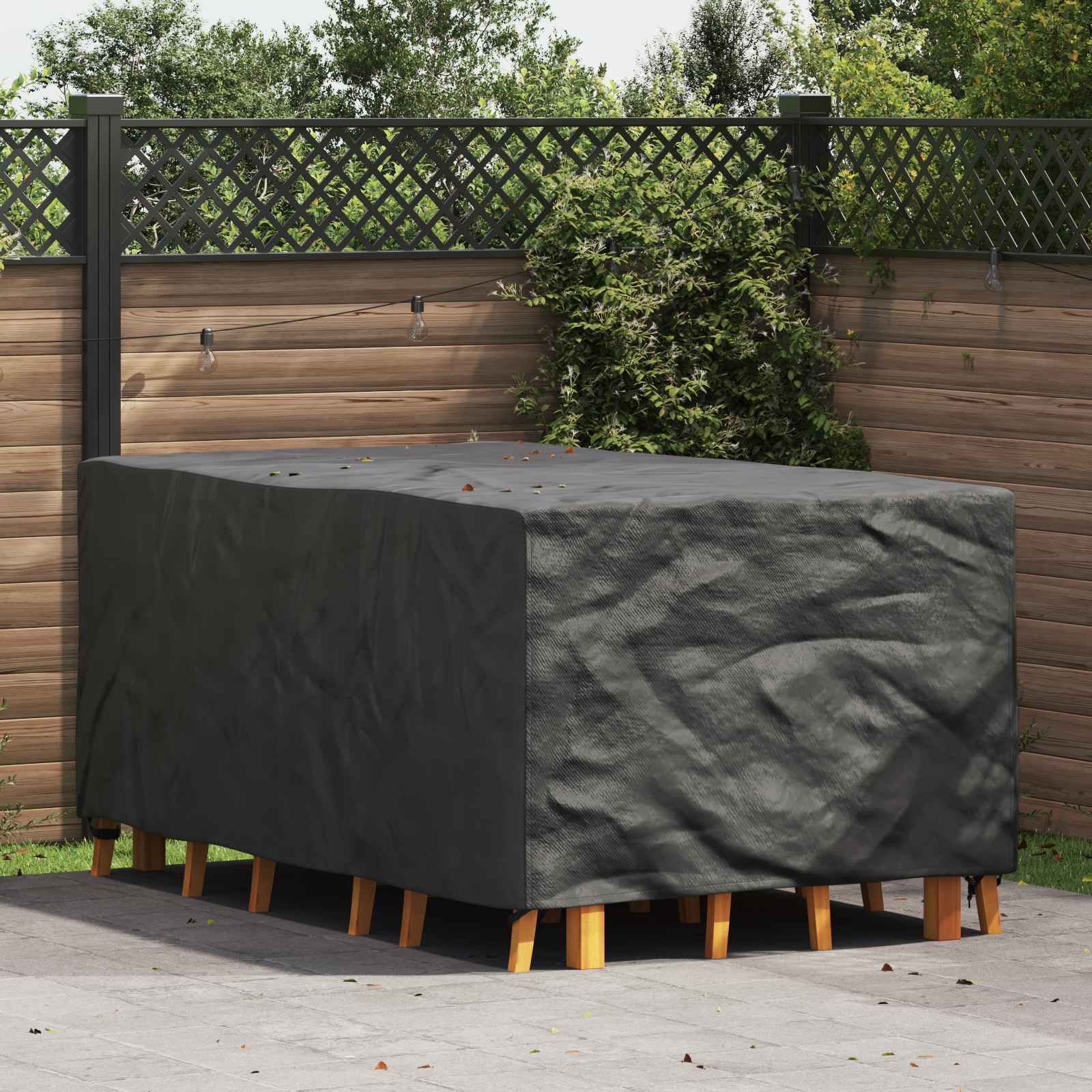 Möbelbezug Uni Schwarz 143 x 225 x 90 cm 210D