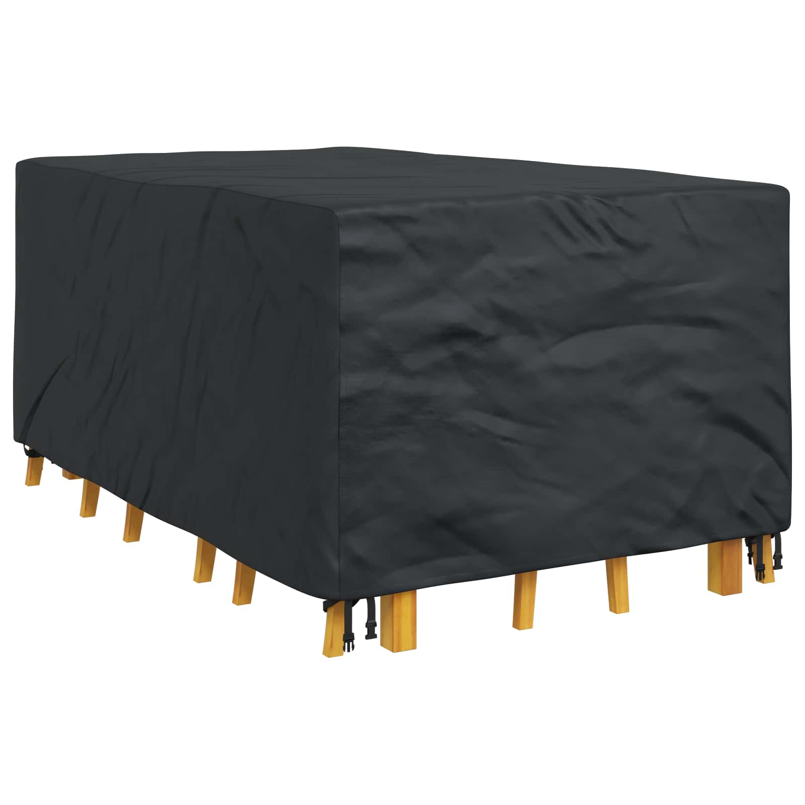 Möbelbezug Uni Schwarz 143 x 225 x 90 cm 420D