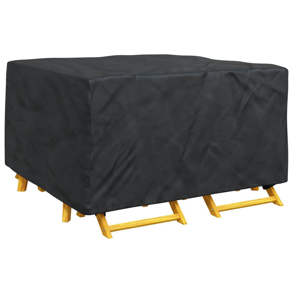 Möbelbezug Uni Schwarz 150 x 150 x 75 cm 210D