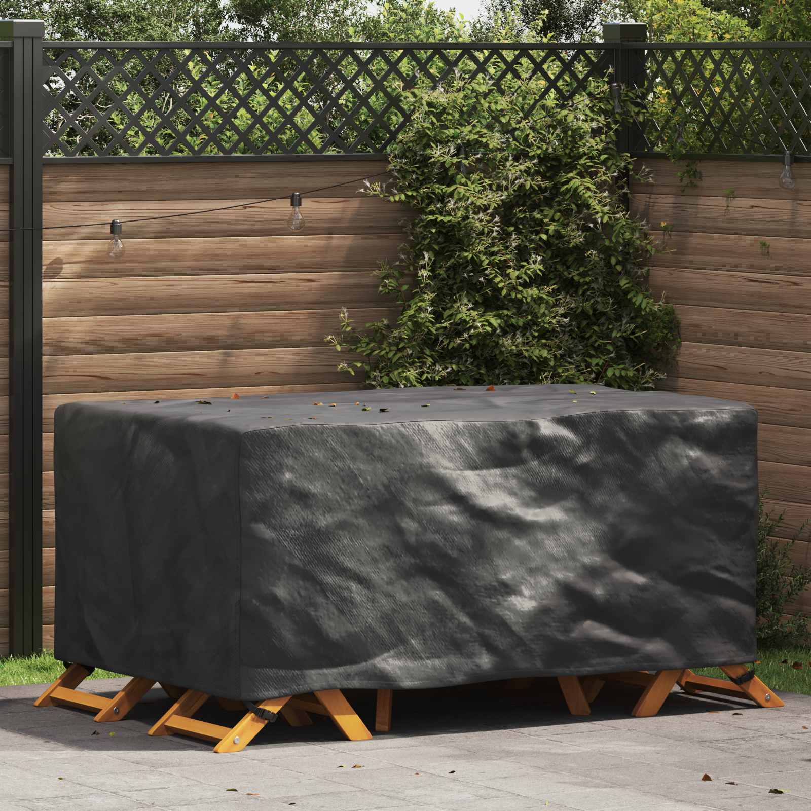 Möbelbezug Uni Schwarz 172 x 113 x 73 cm 210D